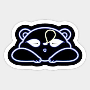 Sleeping Cute Panda Sticker